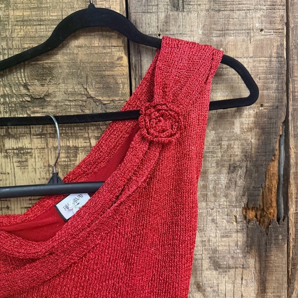 Runaway The Label Silvia Maxi Dress Red knit One-Shoulder gown Revolve NWT XL - Picture 8 of 10